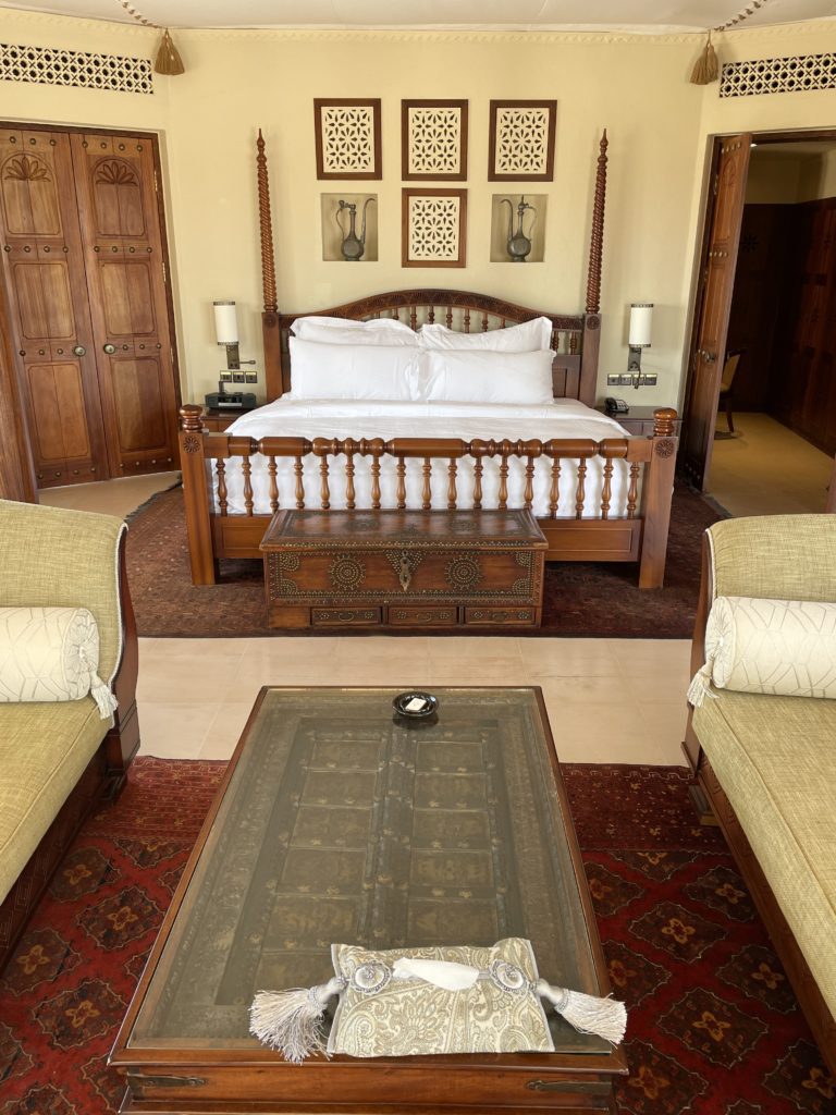 Al Maha Emirates suite primary bedroom