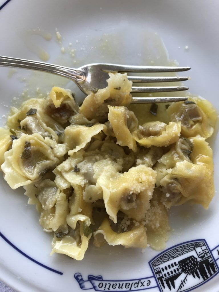 ravioli at lunch during your 1 day in Lake Garda