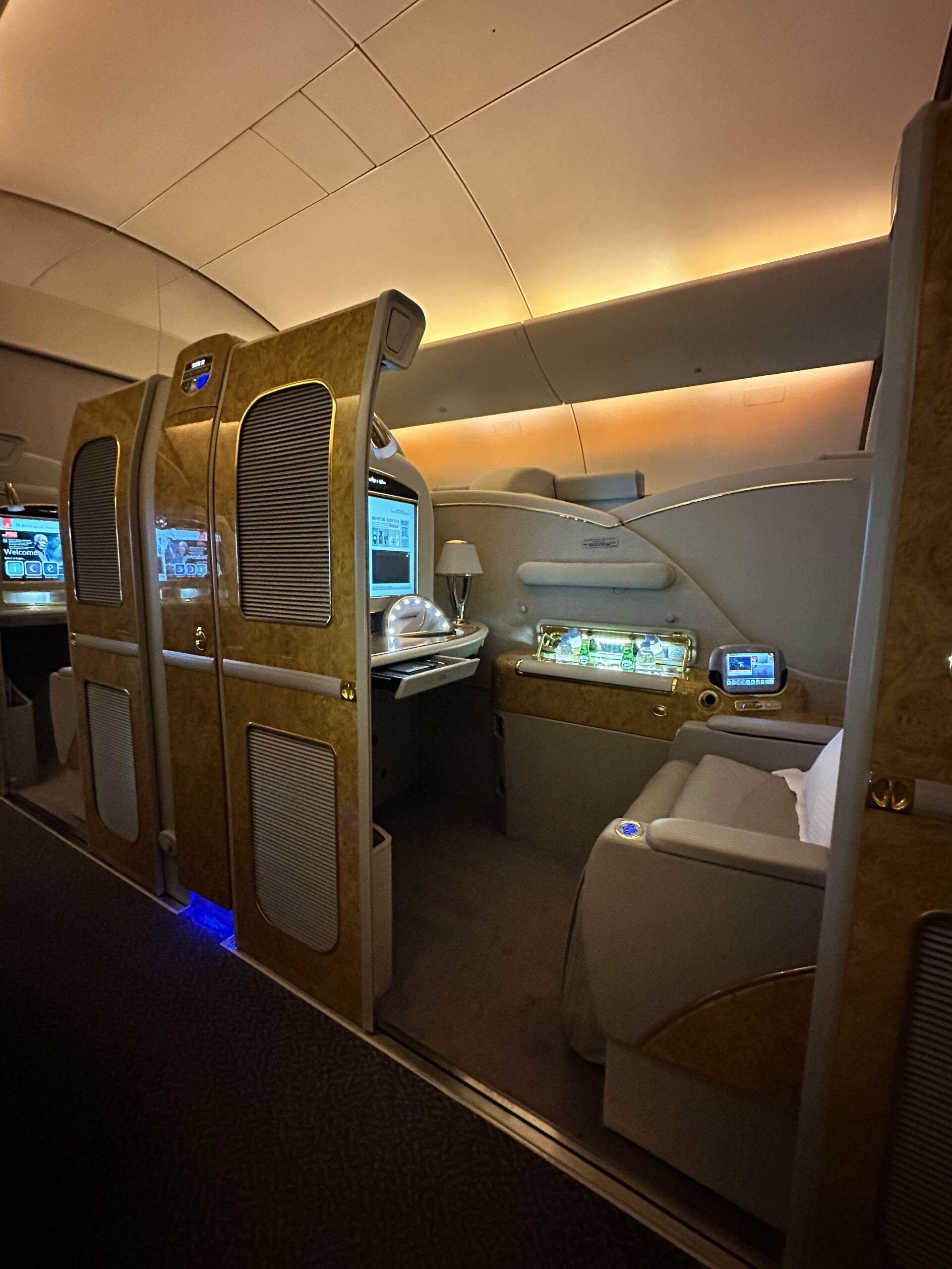 Emirates First Class Newark EWR to Athens ATH Review